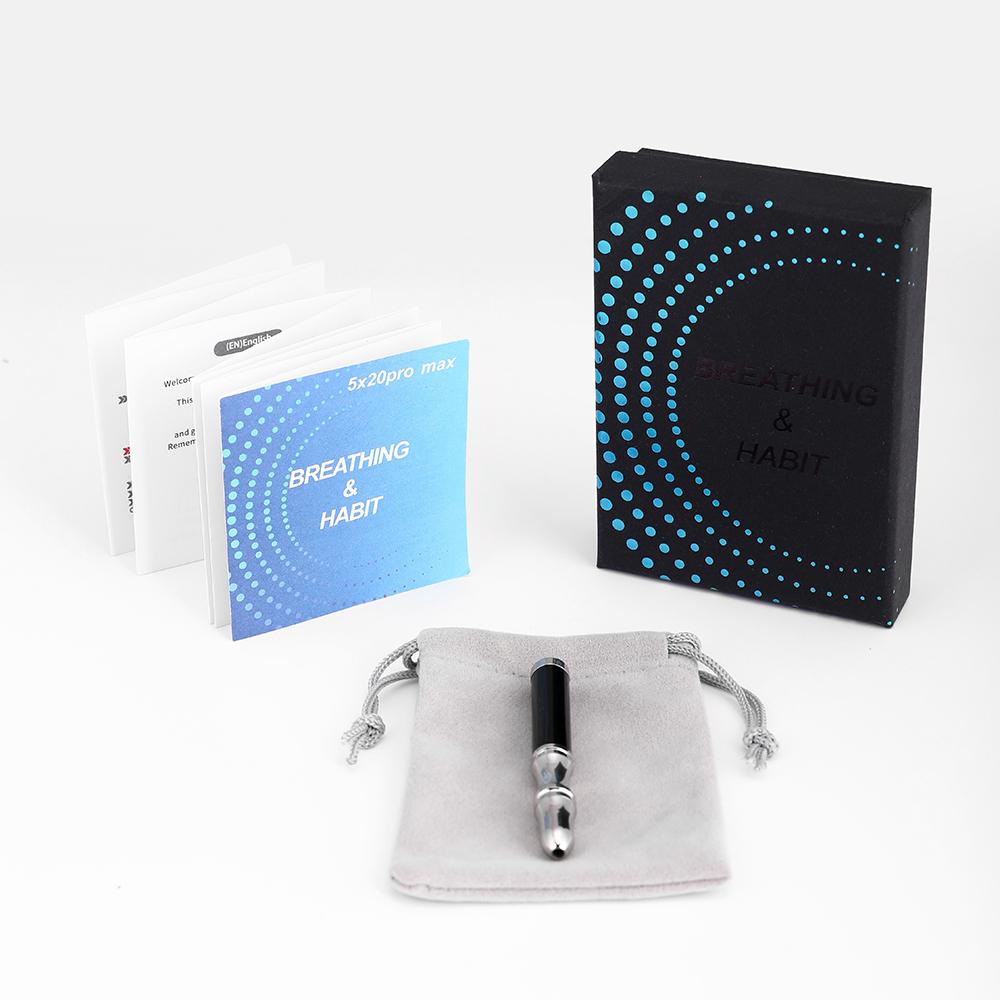 Breathing Necklace to Quit Smoking Vaping With Refillable Mint Pods Stop Smoking Aids Fidget Necklace for Anxiety Relief Adults