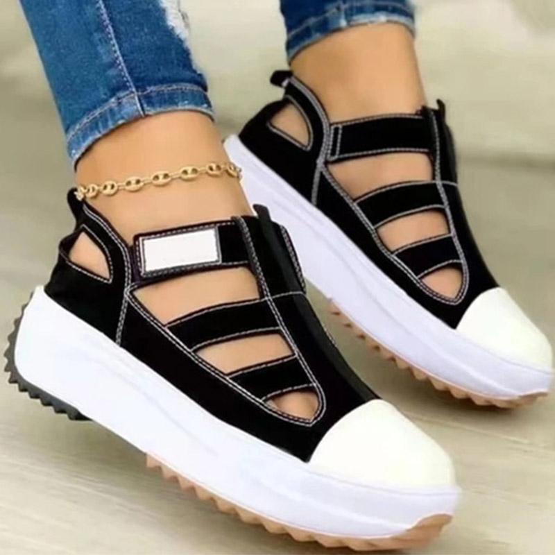 fashion Women Sandals Casual Summer Shoes For Women Heels Sandals Platform Zapatos Mujer Elegant Woman Heeled Shoes Summer Footwear