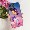 For Motorola Moto G67 MotoG77 Case New Luxury Painted Cover Black Silicone Soft Phone Case For Moto G77 G 67 Back Cover Bumper