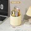 360° Rotating Makeup Brushes Holder With Lid Lipstick Organizer Cosmetic Storage Make Up Tools Box Jewelry Pencil Case Container