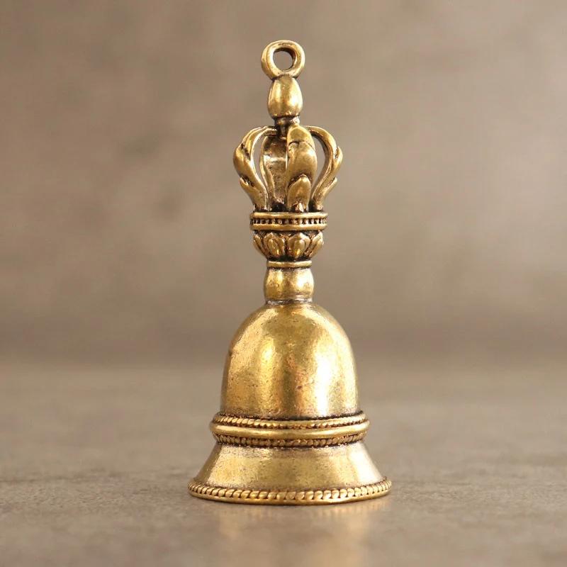 Vintage Messingglocke Anhänger DIY Schlüsselanhänger Anhänger Heimdekoration Handwerk