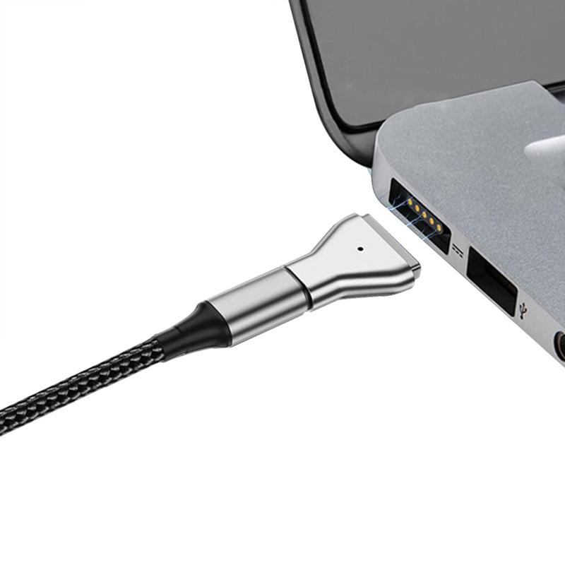 Pd Adapter Type C Female To Compatible For Magsafe2 Zinc Alloy T-shaped Head Converter Compatible