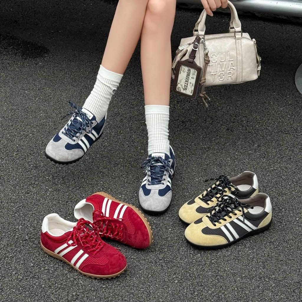 2025 Summer and Autumn Versatile Fashion Moral Training Shoes Forrest Gump Shoes Women's Shoes Sports Shoes Mesh Breathable Versatile Casual Shoes