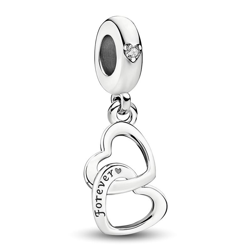 Copper Lucky 777 Rotate Couple Love Heart Series Bead Diy Bracelet Bangle Making Gift Of High Quality Fine Jewelry