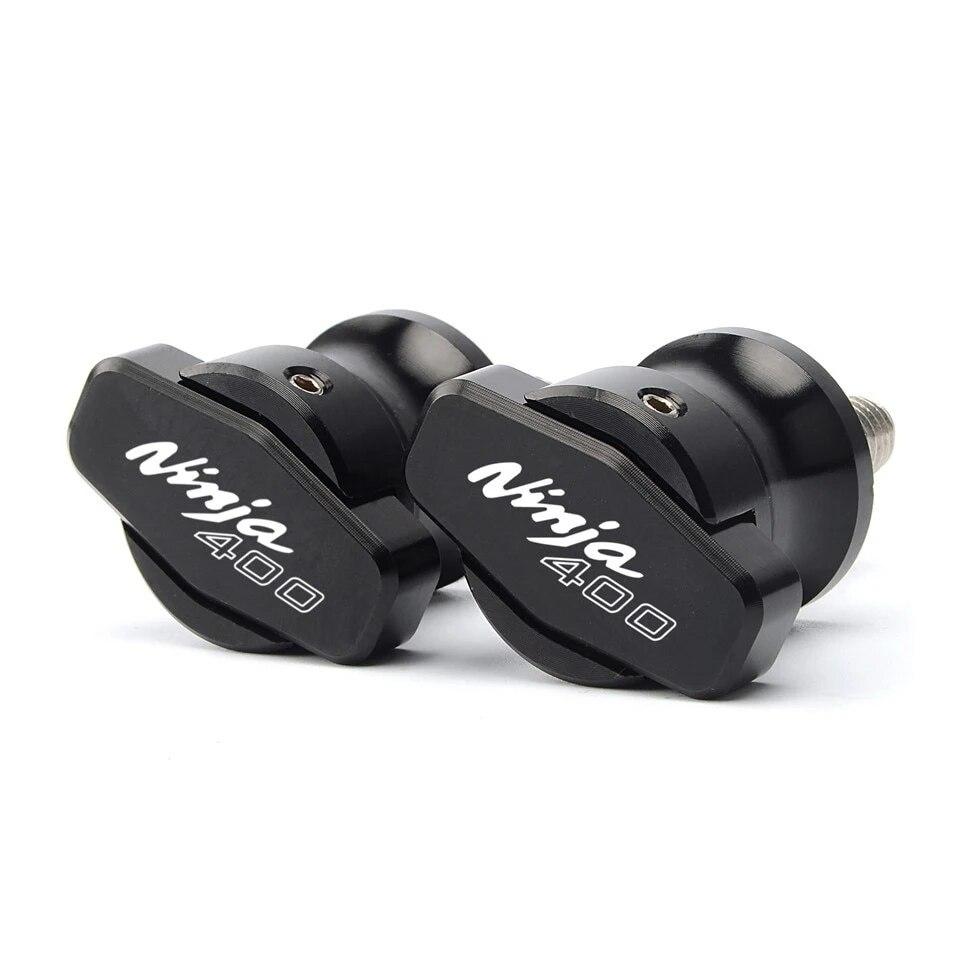 8mm Motocyklové CNC Hliníkové Cievky kyvnej vidlice Skrutky pre zadný stojan Posuvníky Príslušenstvo Pre Kawasaki Ninja 400 2018- ninja 400