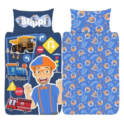 Blippi Tractor Reversible Duvet Set