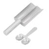 Meatball Maker with Cutting Spoon Stainless Steel Meat Baller Spoon for Kitchen Bar Restaurant 2 Pipe