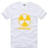 Nuclear Radiation Creative Life Printed T Shirt Unisex Short Sleeve O-Neck Cotton Unisex T-Shirt Cool Tee Shirt Homme Camisetas Hombre