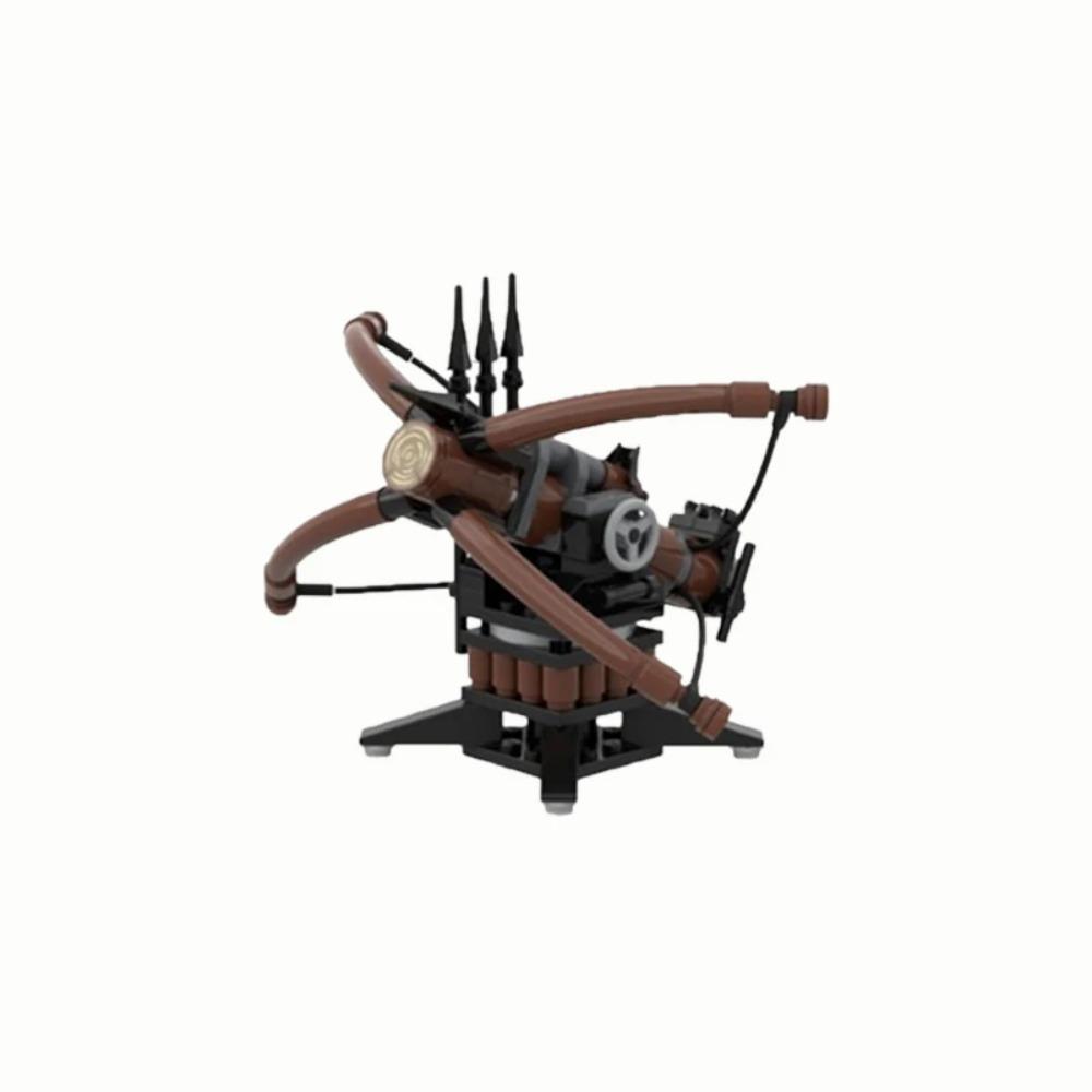 Medieval Castle Siege Weapons Building Blocks Siege Engine Cannon Car  Catapult Crossbow MOC Assembly Bricks Toys
