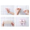 Self Adhesive Slippers Rack Wall Mounted Shoe Drying Rack Simple Shoes Hanger  Home