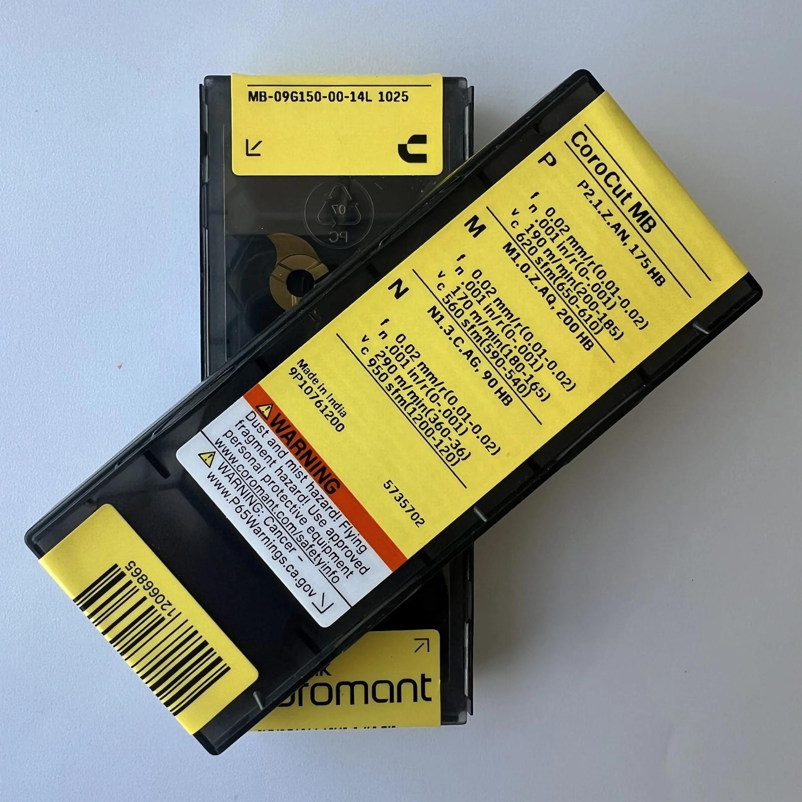 

MB-09G150-00-14L 1025 / Industrial indexable Carbide Inserts 10 Pcs