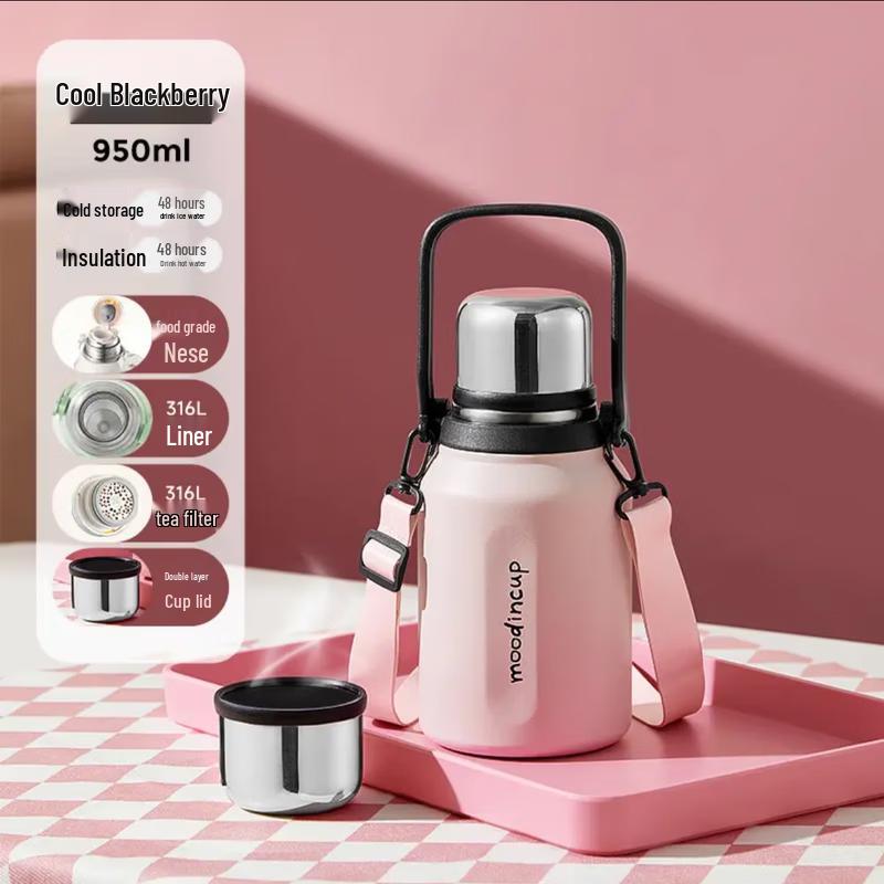 RELEA Simple Poetry 316 Stainless Steel Insulated Thermos