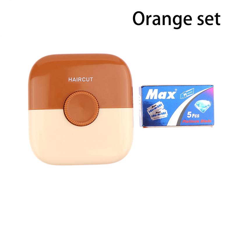 

2 In 1 Baby Haircut And Hairdressing Comb Trim Bangs And Broken Hair Bangs Trimmer Manual Portable Children S Hair Clipper оранжевый