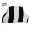 Kiss Lock Clutch Purse Woven Striped for Woman, Large Capacity Cosmetic Pouch, Portable Knit Dumpling Bag, Handbag Evening, Party Toiletry Bag
