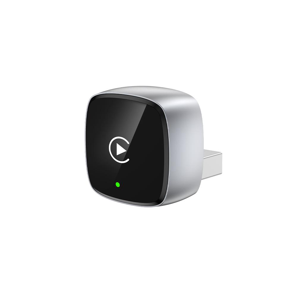 Смарт беспроводной адаптер CarPlay Android Auto 2 в 1, Plug & Play, стабильное BT WiFi соединение, Carplay Connect, обновляемый по OTA, подходит для 99% автомобилей 2.17*2.17*2.15CM белый