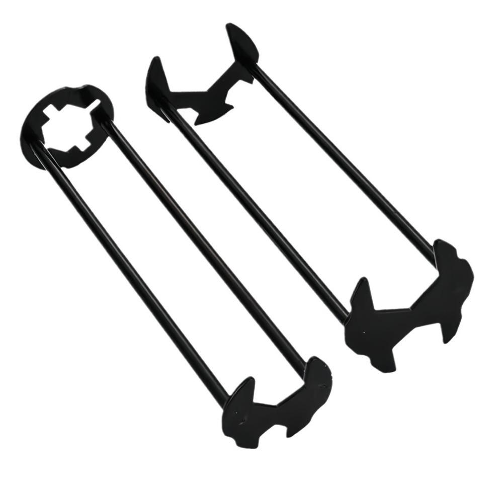 2pcs Universal Fit Faucet Wrench Tool Multifunctional Tool Sink Wrench Set Bathroom Faucet