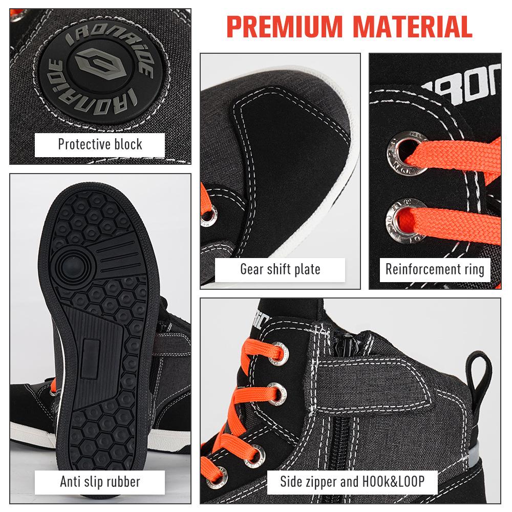 Cross-Border Breathable Motorcycle Riding Shoes - Anti-Fall Road Racing & Parkour Gear for All Seasons