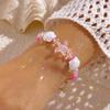 Handgefertigte Kristall Seestern Muschel Charm Armbänder für Damen Bohemian Muschel Verstellbare Armbänder Freundschaft Strand Urlaubs Schmuck