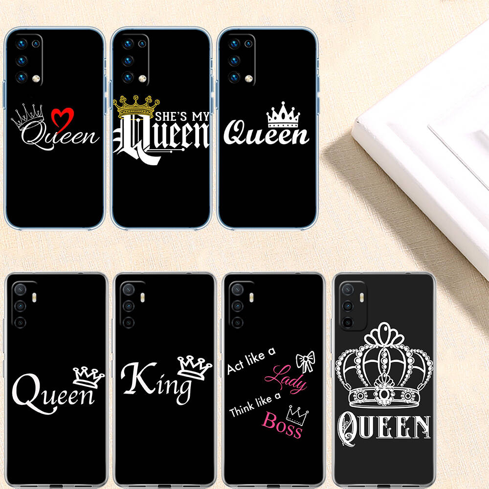 King queen Girl Phone Case for Motorola Edge 20 30 S30 40 50 Fusion Lite Plus Pro Ultra Neo One Action Zoom Hyper Power Macro Vision