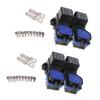 4Pcs Waterproof 12V 40 A 5 Pin Prong Automotive Relay & Socket Kit w/ Terminals