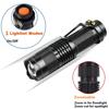 7W 300LM SK-68 1-Modes Mini Light Black Q5 LED Tactical Flashlight Red light, Green light, Blue light, White led light