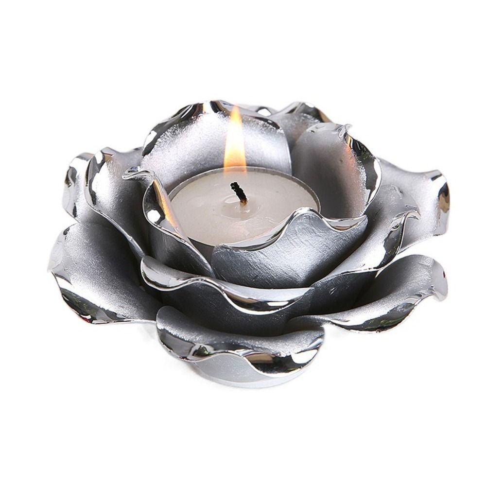 

Ручная работа Роза Цветок Подсвечник Простые Имитация Цветка Украшения Фотореквизит style 2