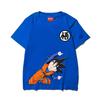 Boys, Girls and Adults Dragon Ball Goku Cartoon Short-sleeved T-shirt, Japanese Anime Fusion Children's Printed Trendy Top