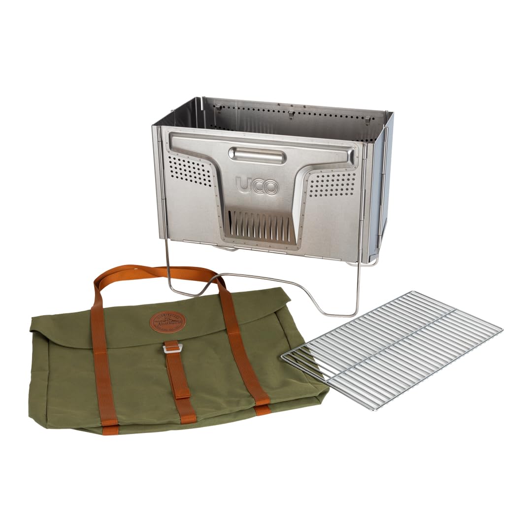 

Uco Outdoor Camping Fire Stand Flat Pack Бездымный гриль Японский 27187 [Подлинный продукт]