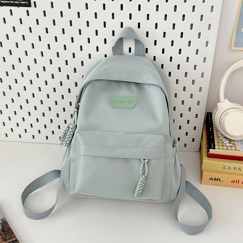 

Новый вместительный однотонный студенческий школьный рюкзак, уличный тренд, рюкзак для девочек для улицы, высокая ценность