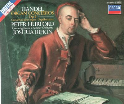 CD GEORG FRIEDRICH HÄNDEL, PETER HURFO - Organ Concertos, Op.4 4146042 Decca 1986 Germany Classical Used