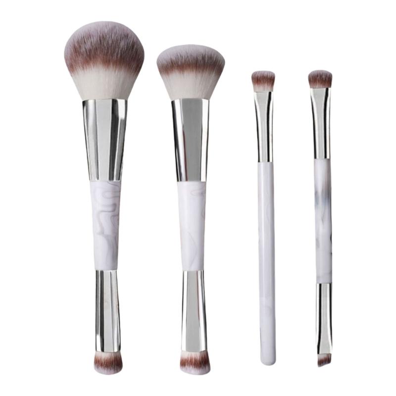 Makeup Brushes Set,Double ended Liquid Makeup Contours Powder Blush Concealer Eyeshadow Brush Face Makeup Brush Set Tool 1