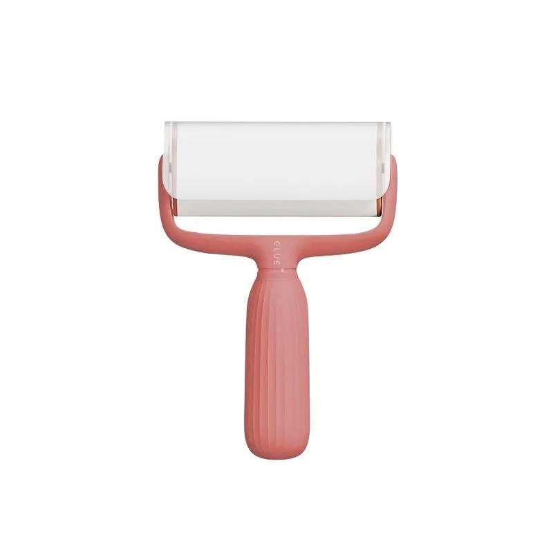 Tearable Lint Rollers Sticky Paper Pet Cat Hair Remover Dust Wiper Clothes Carpet Tousle Removal Replaceable Cleaning Brush Tool