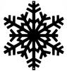 SNOWFLAKE Christmas Pendant OPENWORK Decoration CHRISTMAS Christmas Black