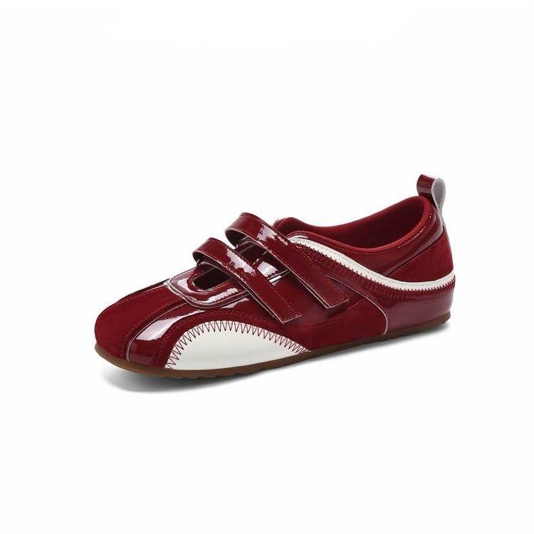New Versatile Flat-bottomed Comfortable Casual Shallow Mouth Single Shoes Women's 2025 Autumn French Ballet Mary Jane Shoes Women's