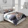 Animal Print Duvet Cover Set Leopard 3D Bed Linen Twin/Queen/140x200,Ultra-Soft Polyester Bedding, Machine Washable Home Decor