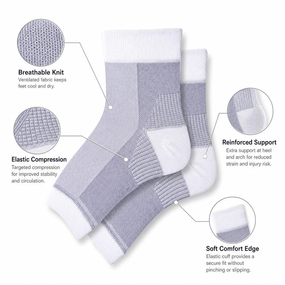 Compression Fit Ankle Support Brace Stabilizing Design Ankle Stabilizing Wrap  Sports Use