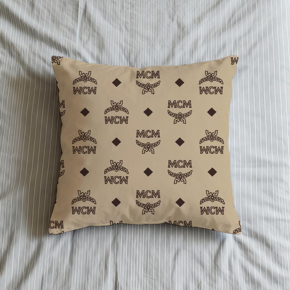 Cushion Cover Soft Case Cool Sofa Logo Living Room Home M-M-M-mCMS-ES Comfortable Fashion Office Decor Protective Pillow