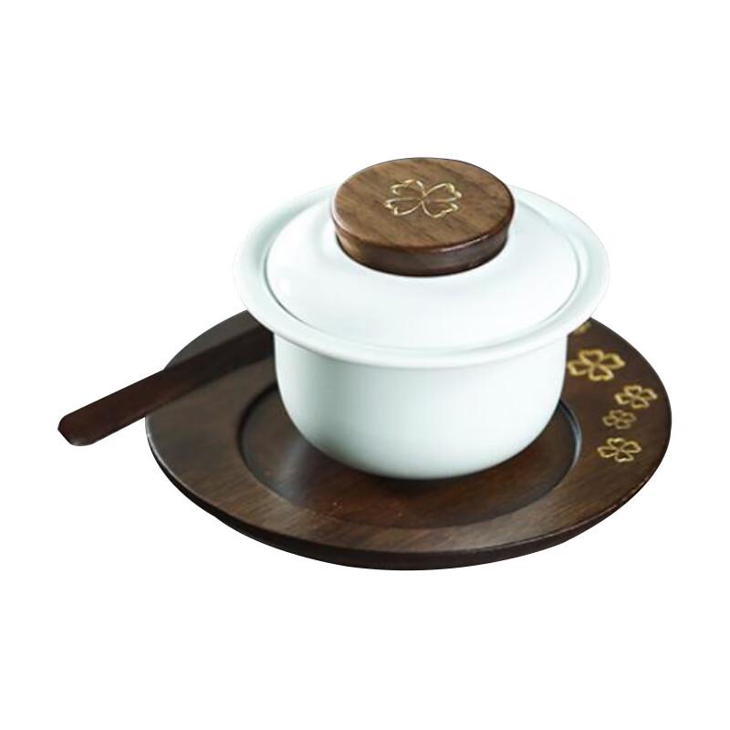 Wanchunhe Sansheng Youxing 3-Piece Glass Tea Set with Ceramic Infuser