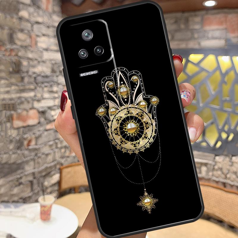 Hamsa Hand Of Fatima Case For Xiaomi 15 Ultra 13 14 11T 12T 13T 14T Pro POCO X7 X3 X5 X6 Pro M6 F5 F6 Pro Cover
