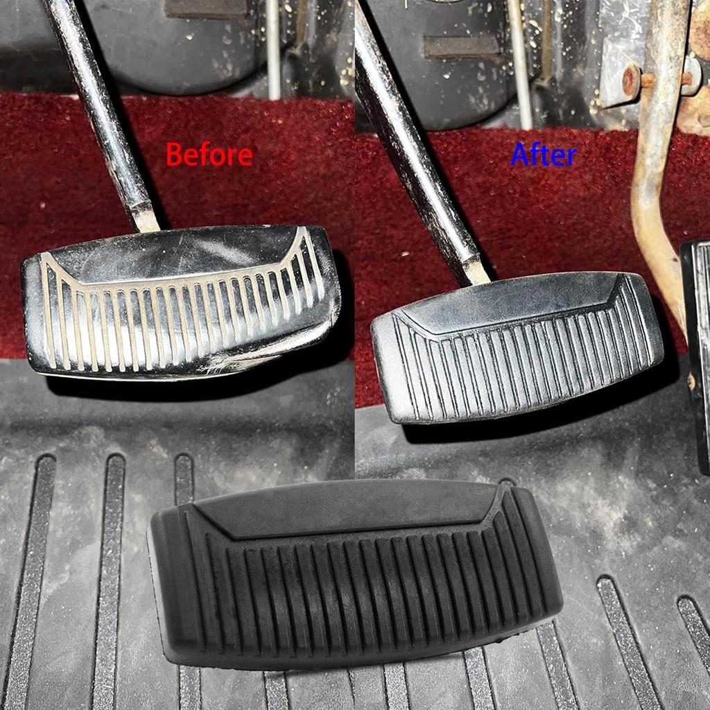 Brake Pedal Pad, Brake Pedal Cover Replacement Compatible with Ford F150 F250 F350 F450 F550 Explorer Expedition Ranger E100 E150 E250 E350 E450 E550