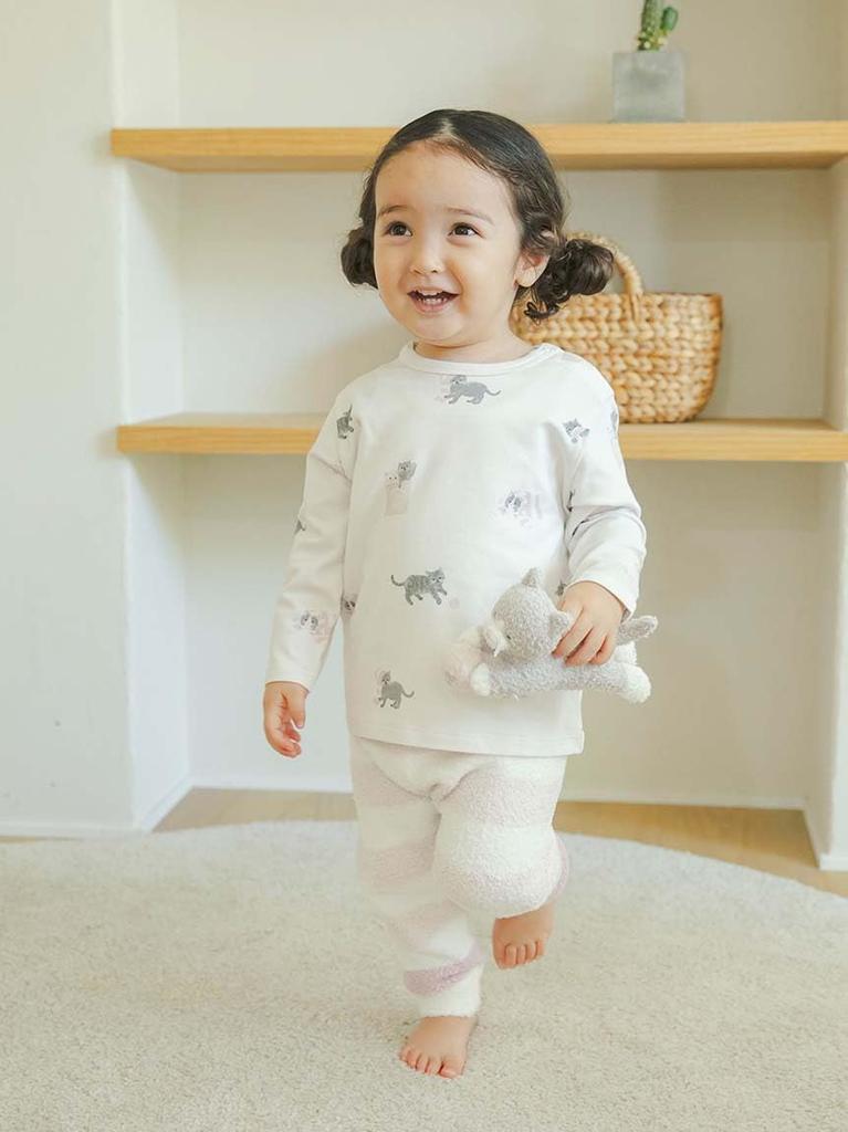 Gelato Pique BABY Bebimoco Striped Pants PBNP245407 PNK