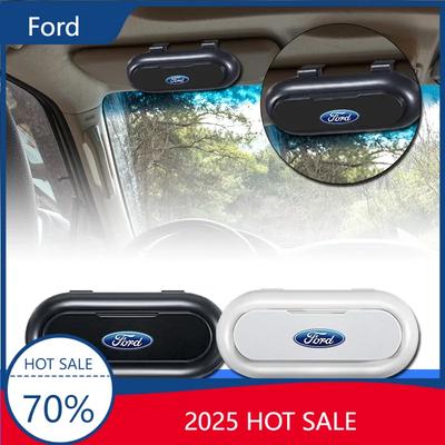 2025 Hete Verkoop Voor Ford Nieuwe Mode Auto Brillenbakje Draagbare Auto Zonnebrilhouder Brillenetui Voor Ford Ranger Focus Kuga Mustang Mo
