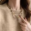 Handmade Beaded Chain Necklace Vintage Jewelry Gift Trendy Choker Necklace  For Women