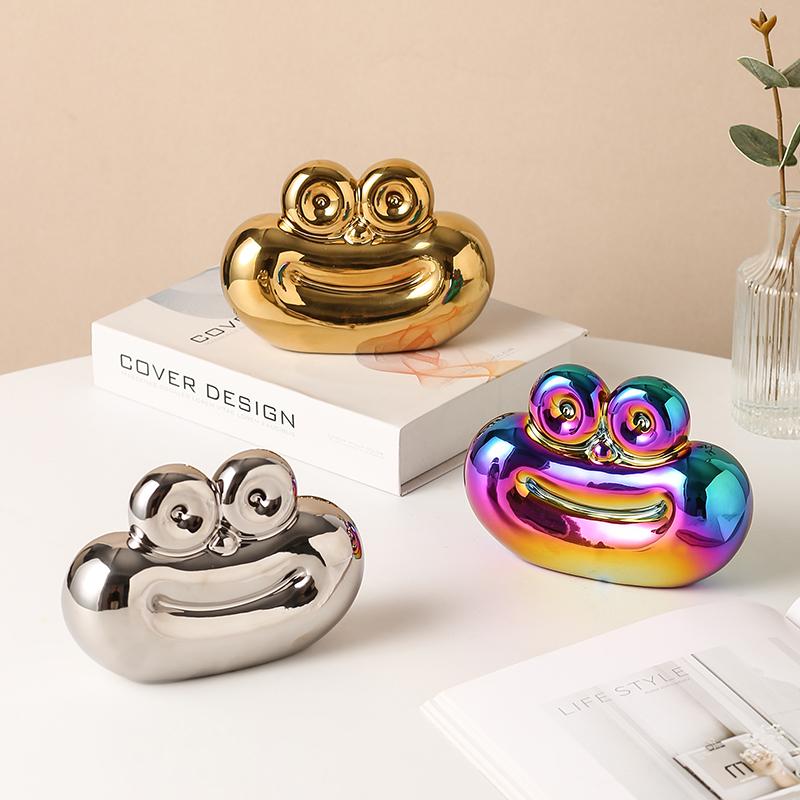 Unique Sausage-Shaped Decorative Ceramic Home Decoration Ornaments Creative Kitchen Living Room Decor Accessories