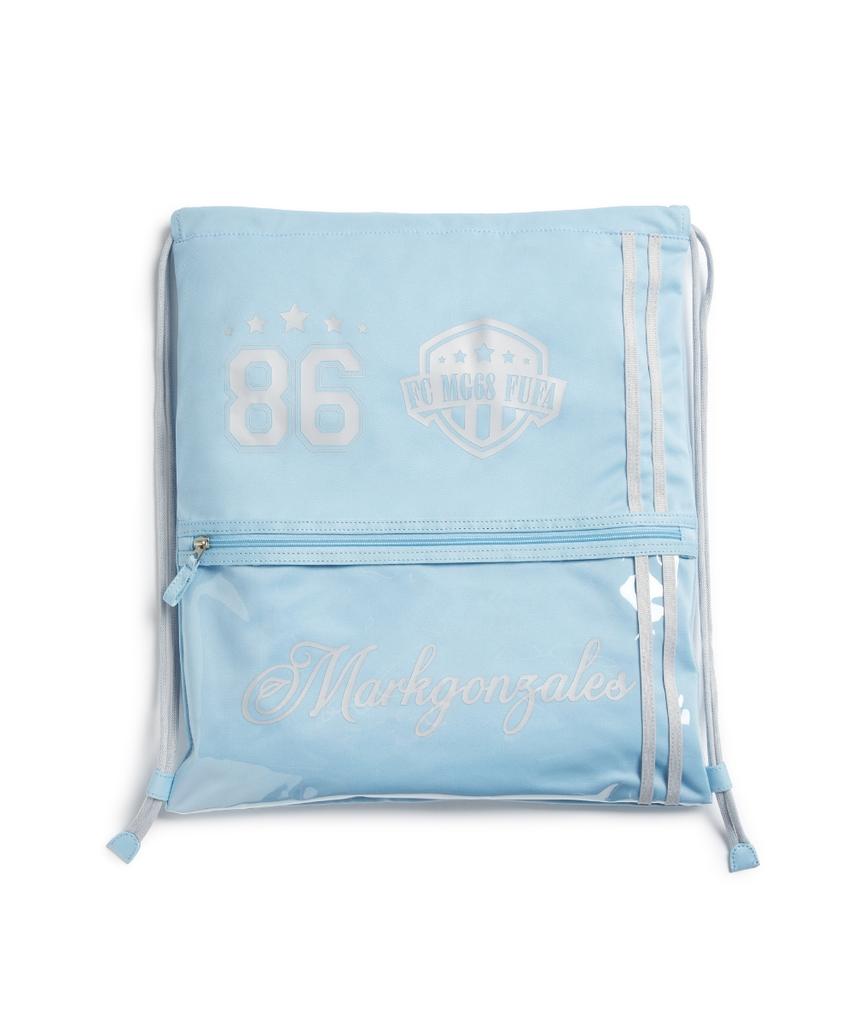 Mark Gonzales Emblem Pvc Gym Bag - Sky Blue