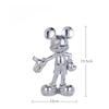 Disney Cartoon Anime Mickey Mouse Figure Statue Resin Plating Welcome Gesture Sculpture Mickey Ornaments Coffee Bar Home Decor