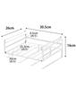 Yamazaki Tower Under-Cabinet Multi-Function Rack, White, Approx. W30.5 x D26 x H16cm, Kitchen Paper Holder, Kitchen Rack 2845