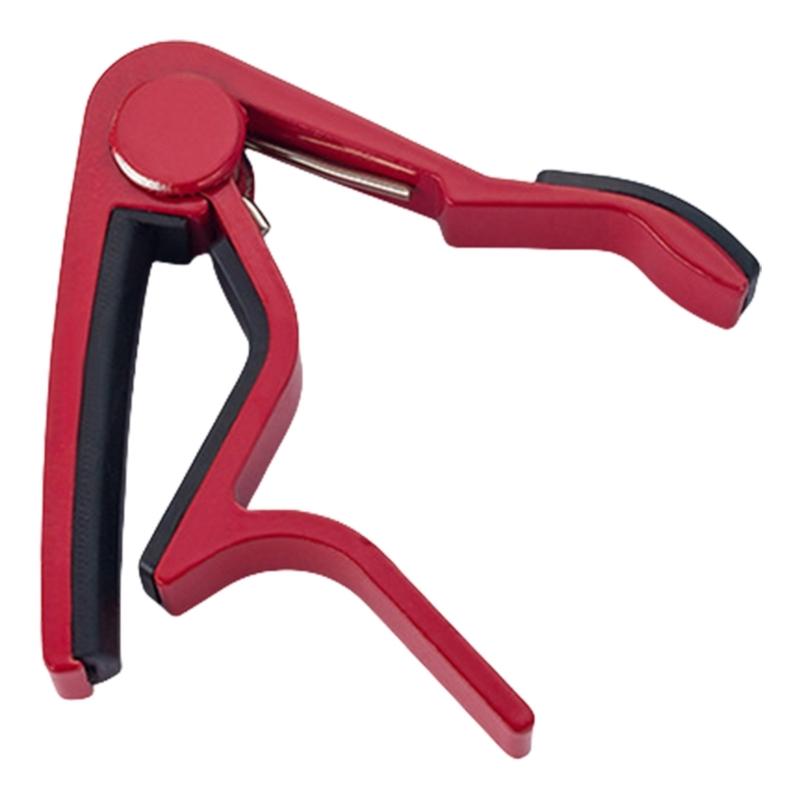 Portable 6-String Guitar Tunings Clamp Light Weight Quick Release Capo for Guitars, Ukulele, Bass, Mandolin, Banjo