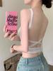 Spicy Cross Wrap Sexy Bandeau Camisole Lingerie with Fixed Cup and Stylish Back Design