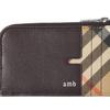 Burberry Embossed Equestrian Knight Pattern Leather Card Holder Men accessories Beige 81189391